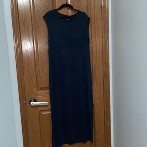 Comfy navy blue dress